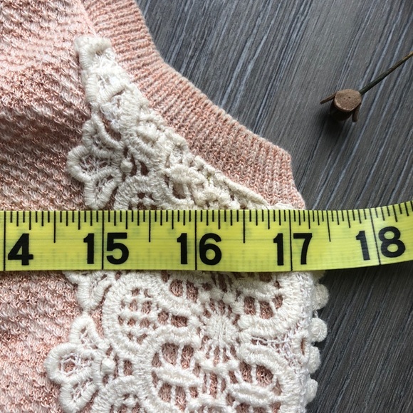 Moth by Anthropologie Lace Montage Tank Sz S - Picture 8 of 9